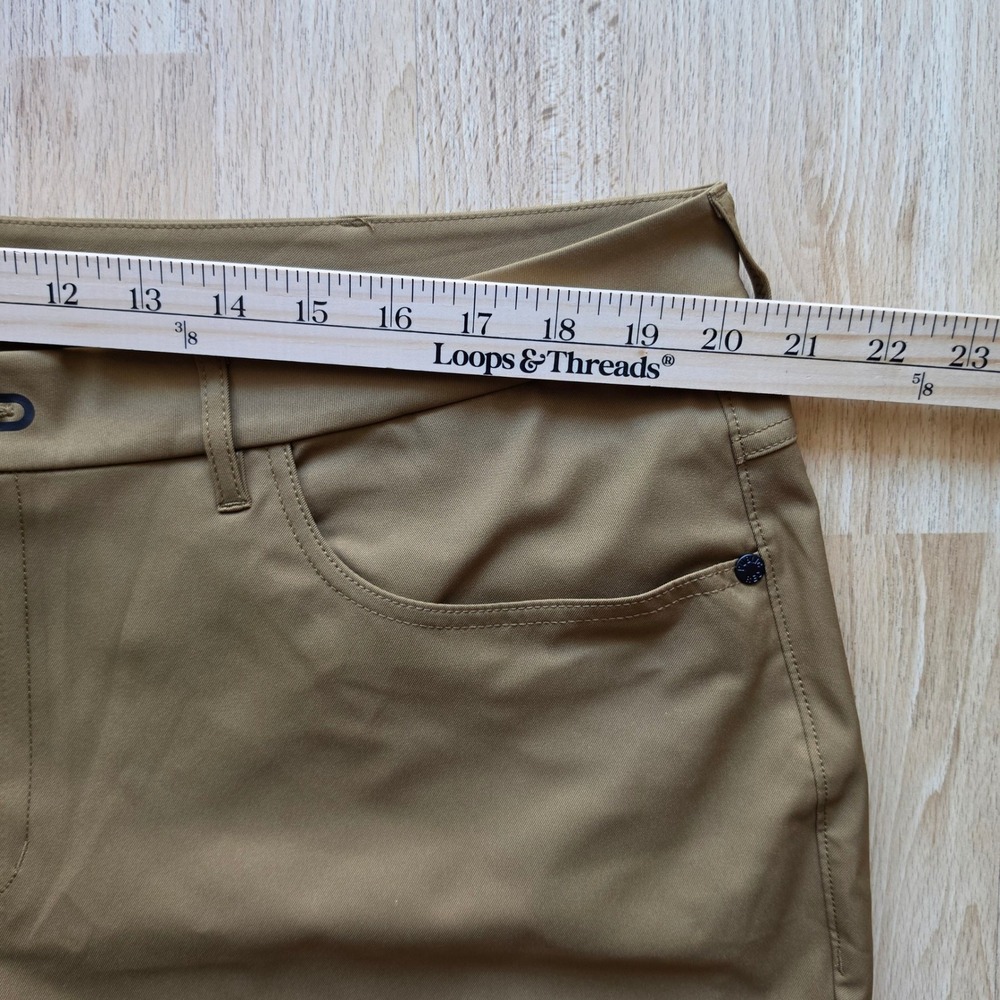 NWOT Public Dealmaker 5-Pocket Performance Pants Khaki Tan Mens 40x32 - Picture 5 of 10
